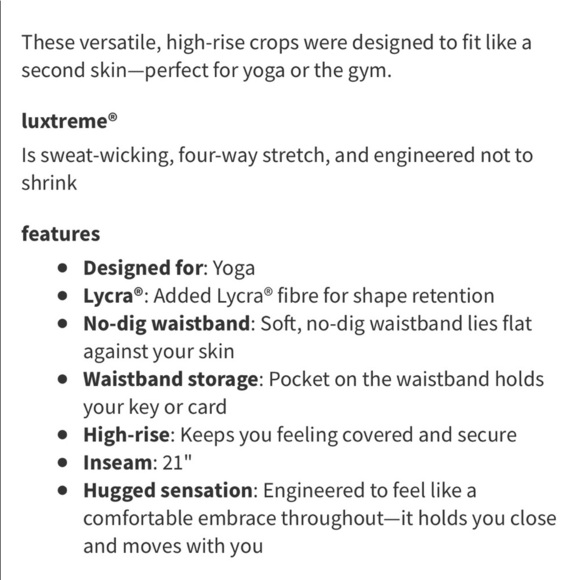 NWT Lululemon Wunder Under High-Rise Crop
Parallel Stripe - Picture 11 of 12